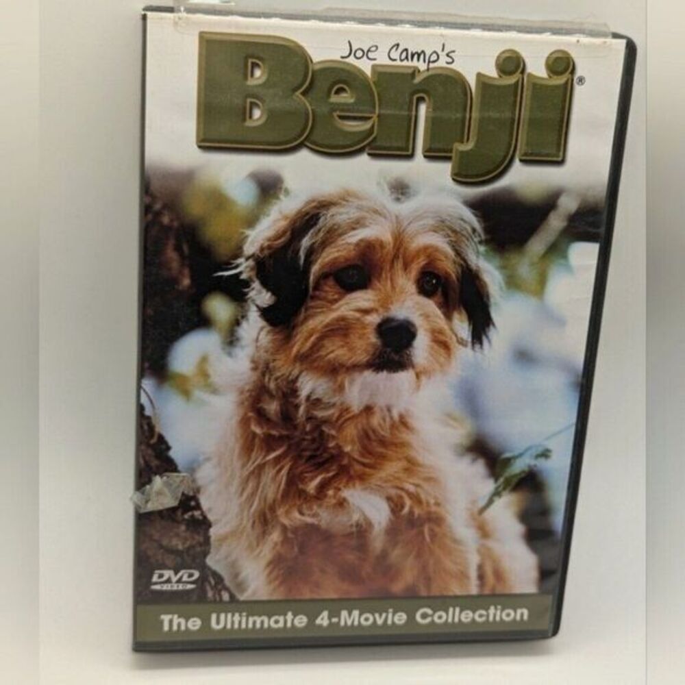 Benji 4‎ Movie Collection The Ultimate 4 DVD Set 70s 80s Dog Kids Children